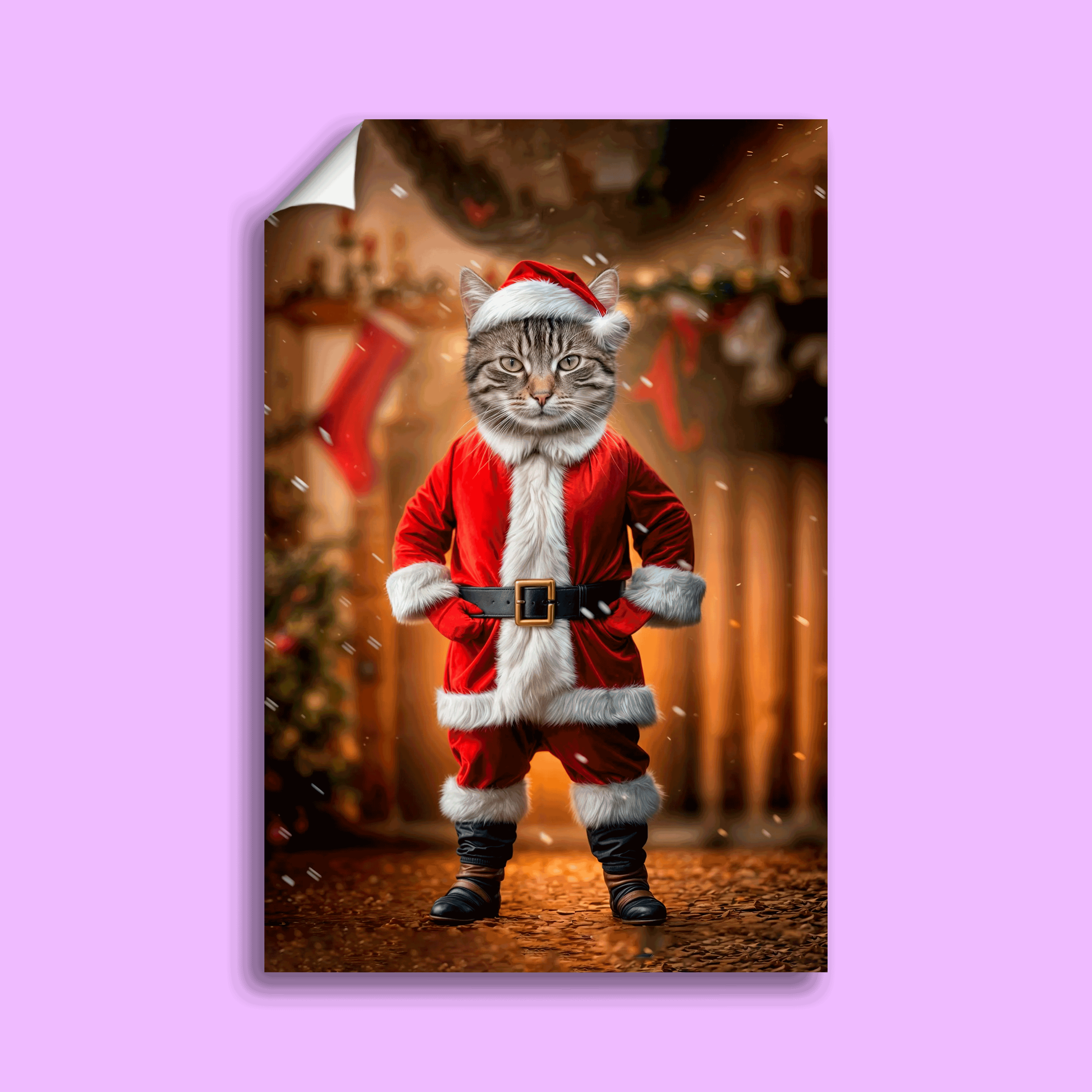 Mr Santa Claus – Christmas Santa Pet Portrait